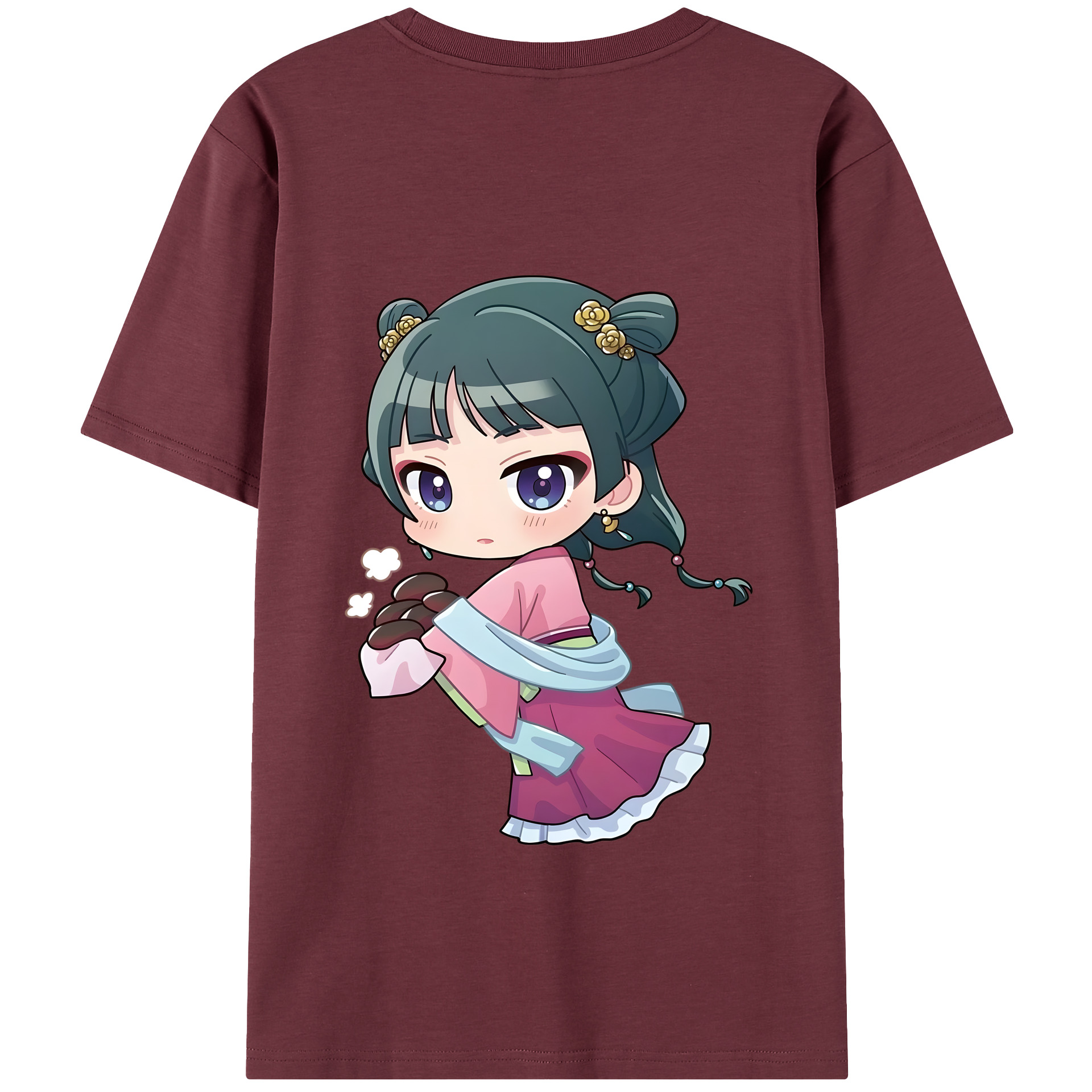 （画像用） 薬屋のひとりごと The Apothecary Diaries 綿100％半袖Tシャツ（背面プリント）